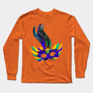 Feather Mask Long Sleeve T-Shirt